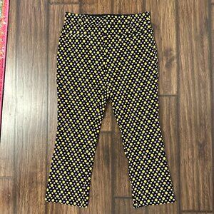 The Essential Collection by Anthropologie Pink & Orange Polka Dot Pants